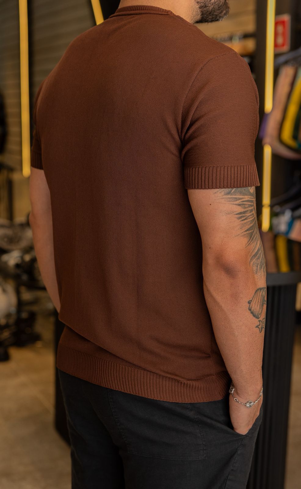 Camisa tricô
