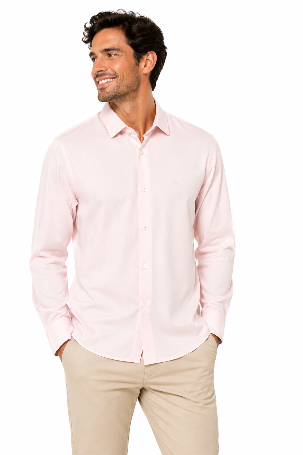 Camiseta Manga longa Aramis
A Camisa Icon Aramis Slim une a sofisticação do corte slim com o conforto do tecido em algodão com elastano, garantindo caimento perfeito e liberdade de movimento. Ideal para quem busca uma camisa versátil e elegante