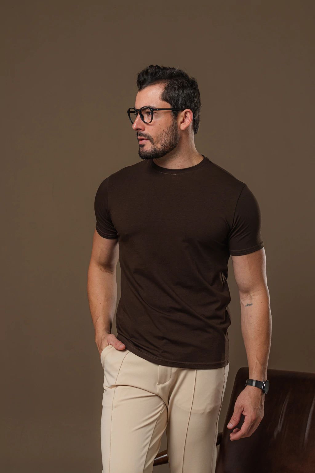 Camisa Básica algodão Pima Andrad