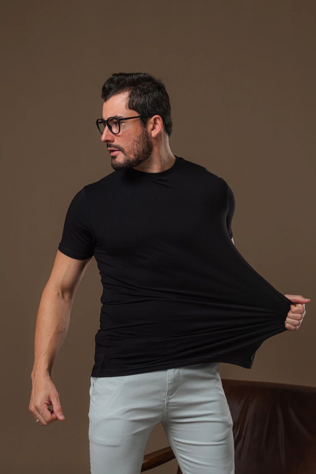 Camisa Básica algodão Pima Andrad