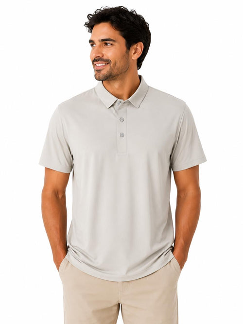 Gola polo Tec Cinza